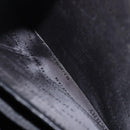 BURBERRY Business Bag Leather Black Silver Auth ep15311-23