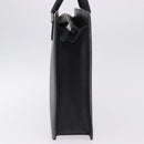 BURBERRY Business Bag Leather Black Silver Auth ep15311-5