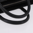 BURBERRY Business Bag Leather Black Silver Auth ep15311-8