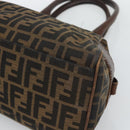 FENDI Zucca Canvas Hand Bag Brown 8BN157 Auth ep15313-10
