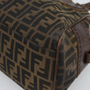 FENDI Zucca Canvas Hand Bag Brown 8BN157 Auth ep15313-12