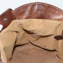 FENDI Zucca Canvas Hand Bag Brown 8BN157 Auth ep15313-18