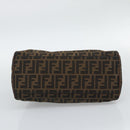 FENDI Zucca Canvas Hand Bag Brown 8BN157 Auth ep15313-9