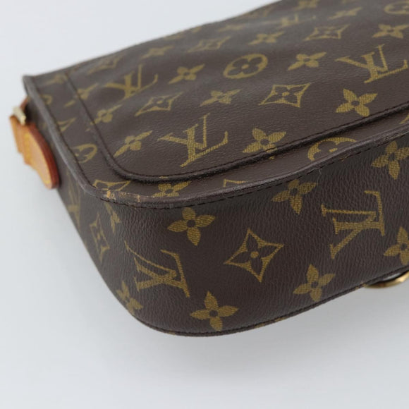 LOUIS VUITTON Monogram Saint Cloud GM Shoulder Bag M51242 LV Auth ep15315A
