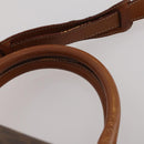 CELINE Macadam Boston Bag PVC Leather 2way Brown Gold Tone Auth ep15316-15