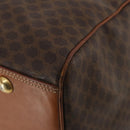 CELINE Macadam Boston Bag PVC Leather 2way Brown Gold Tone Auth ep15316-18