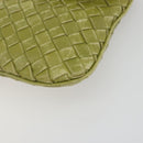 BOTTEGA VENETA INTRECCIATO Shoulder Bag Leather Green Auth ep15319-9