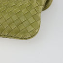 BOTTEGA VENETA INTRECCIATO Shoulder Bag Leather Green Auth ep15319-15