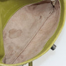 BOTTEGA VENETA INTRECCIATO Shoulder Bag Leather Green Auth ep15319-11