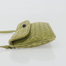 BOTTEGA VENETA INTRECCIATO Shoulder Bag Leather Green Auth ep15319-4