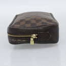 LOUIS VUITTON Damier Ebene Trousse Toilette 25 Clutch Bag N47623 LV Auth ep15320-3