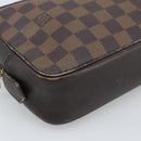LOUIS VUITTON Damier Ebene Trousse Toilette 25 Clutch Bag N47623 LV Auth ep15320-14