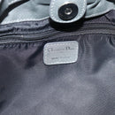 Christian Dior Canage Shoulder Bag Nylon Gray Silver Auth ep15322-18