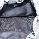 Christian Dior Canage Shoulder Bag Nylon Gray Silver Auth ep15322-10