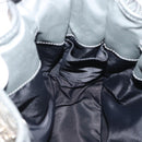 Christian Dior Canage Shoulder Bag Nylon Gray Silver Auth ep15322-20