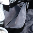 Christian Dior Canage Shoulder Bag Nylon Gray Silver Auth ep15322-11