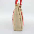 LOUIS VUITTON Antigua Cabas MM Tote Bag Beige Red M40035 LV Auth ep15323-3