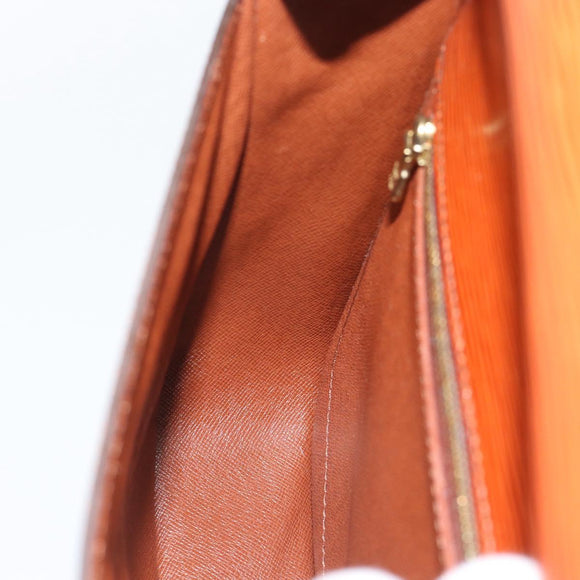 LOUIS VUITTON Epi Saint Cloud GM Shoulder Bag Brown M52193 LV Auth ep15325