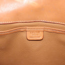 CELINE Macadam Shoulder Bag PVC Leather Brown Gold Tone Auth ep15326-19