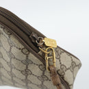 GUCCI GG Supreme Shoulder Bag PVC Leather Beige Gold Tone Auth ep15327-9