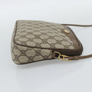 GUCCI GG Supreme Shoulder Bag PVC Leather Beige Gold Tone Auth ep15327-4