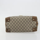 GUCCI GUCCI Plus Supreme Hand Bag PVC Beige Gold Tone Auth ep15328-5