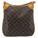 LOUIS VUITTON Monogram Odeon MM Shoulder Bag M56389 LV Auth ep15329-2