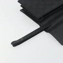GUCCI GG Clutch Bag Nylon Black Silver 018 1600 Auth ep15330-13