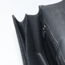 GUCCI GG Clutch Bag Nylon Black Silver 018 1600 Auth ep15330-18