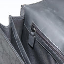 GUCCI GG Clutch Bag Nylon Black Silver 018 1600 Auth ep15330-19