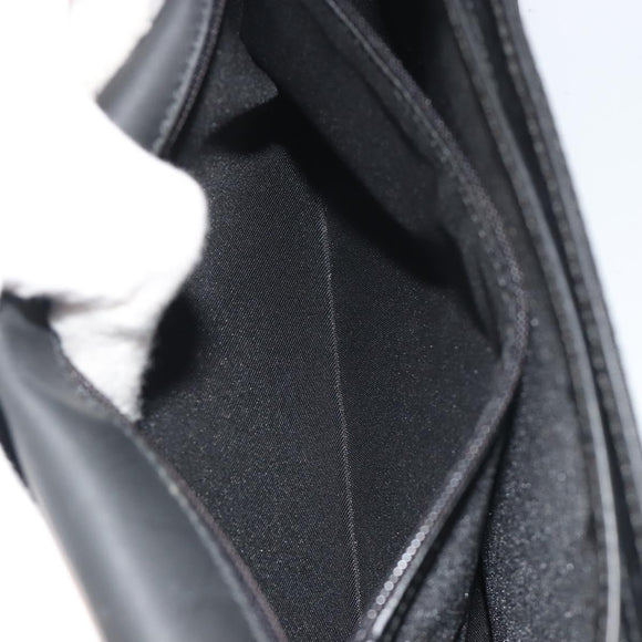 GUCCI GG Clutch Bag Nylon Black Silver 018 1600 Auth ep15330