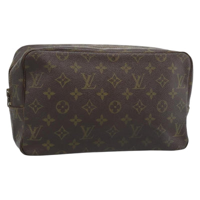 LOUIS VUITTON Monogram Trousse Toilette 28 Clutch Bag M47522 LV Auth ep15332