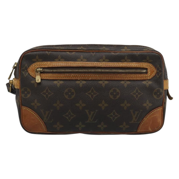 LOUIS VUITTON Monogram Marly Dragonne GM Clutch Bag M51825 LV Auth ep15334