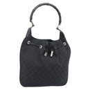 GUCCI GG Canvas Bamboo Hand Bag Black Silver 001 4033 Auth ep15336A-1