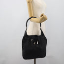 GUCCI GG Canvas Bamboo Hand Bag Black Silver 001 4033 Auth ep15336A-21