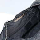 GUCCI Shoulder Bag Canvas Black Silver 01233 Auth ep15337-15