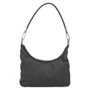 GUCCI Shoulder Bag Canvas Black Silver 01233 Auth ep15337-2