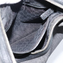 GUCCI Shoulder Bag Canvas Black Silver 01233 Auth ep15337-22