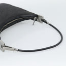 GUCCI Shoulder Bag Canvas Black Silver 01233 Auth ep15337-7