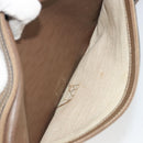 FENDI Zucchino Shoulder Bag PVC Leather Brown Auth ep15338-11