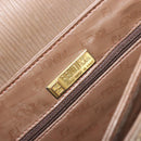 FENDI Zucchino Shoulder Bag PVC Leather Brown Auth ep15338-21