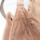 FENDI Zucchino Shoulder Bag PVC Leather Brown Auth ep15338-23