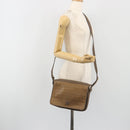 FENDI Zucchino Shoulder Bag PVC Leather Brown Auth ep15338-28