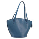LOUIS VUITTON Epi Saint Jacques Shopping Shoulder Bag Blue M52275 Auth ep15342-1