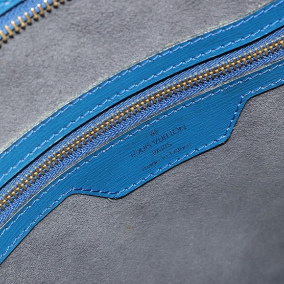 LOUIS VUITTON Epi Saint Jacques Shopping Shoulder Bag Blue M52275 Auth ep15342