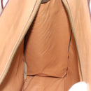 CELINE Macadam Tote Bag PVC Leather Brown Gold Tone Auth ep15343-17