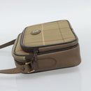 Burberrys Nova Check Shoulder Bag Canvas Beige Gold Tone Auth ep15344-3
