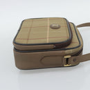 Burberrys Nova Check Shoulder Bag Canvas Beige Gold Tone Auth ep15344-4