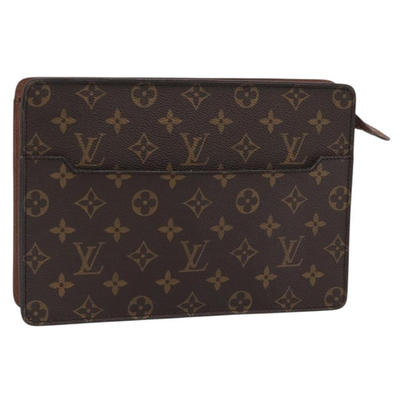 LOUIS VUITTON Monogram Pochette Homme Clutch Bag M51795 LV Auth ep15346