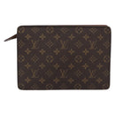 LOUIS VUITTON Monogram Pochette Homme Clutch Bag M51795 LV Auth ep15346-2